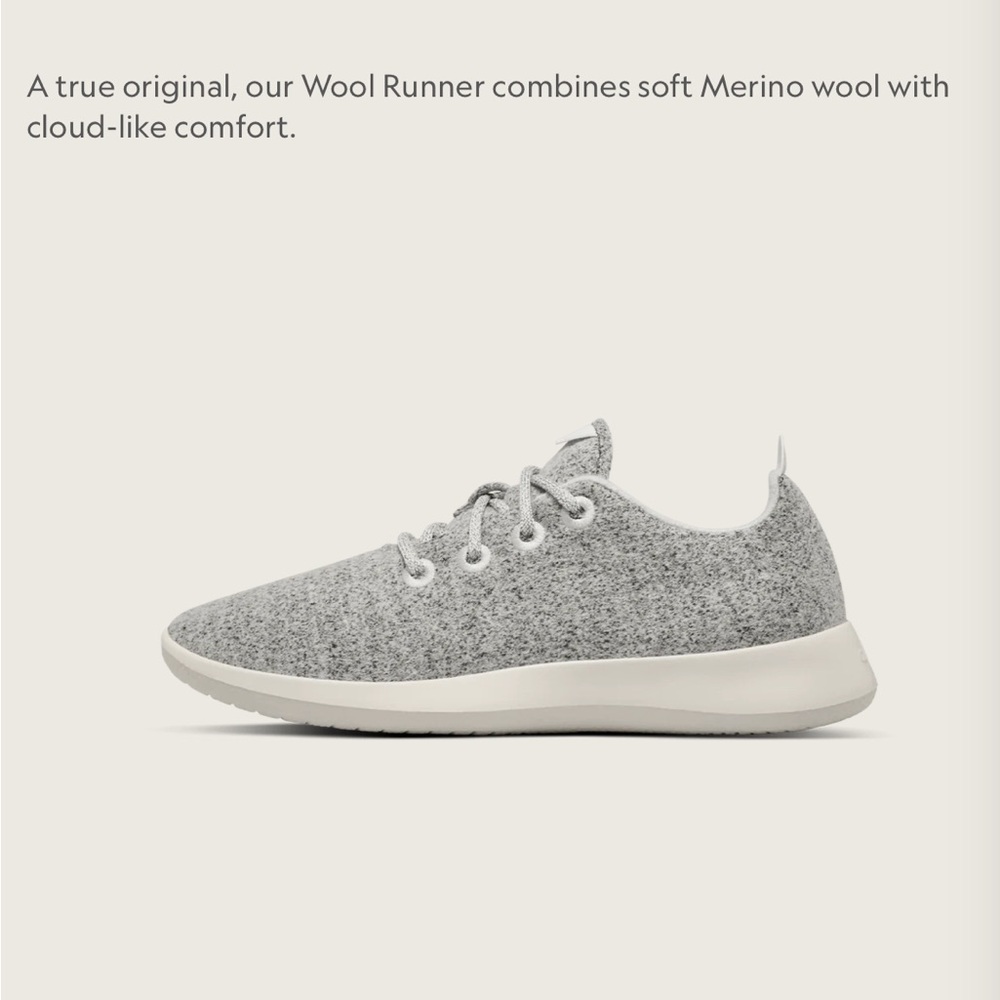 Allbirds Women's Wool Runner - Gray